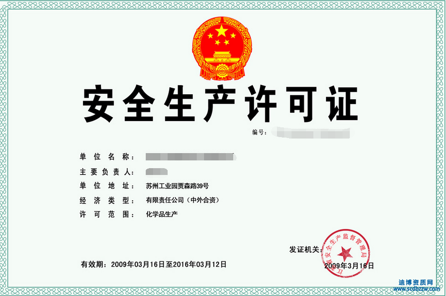 安全生產許可證分等級嗎？